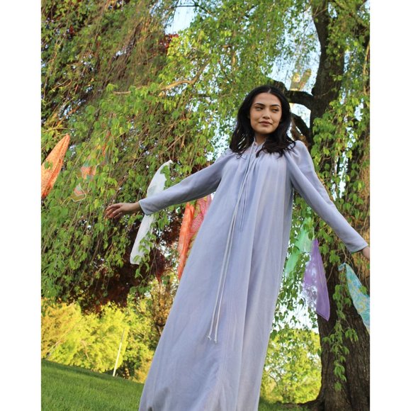 VINTAGE 70'S BILL TICE LOUNGEWEAR/ HOUSE DRESS/NIGHTGOWN - Picture 2 of 11